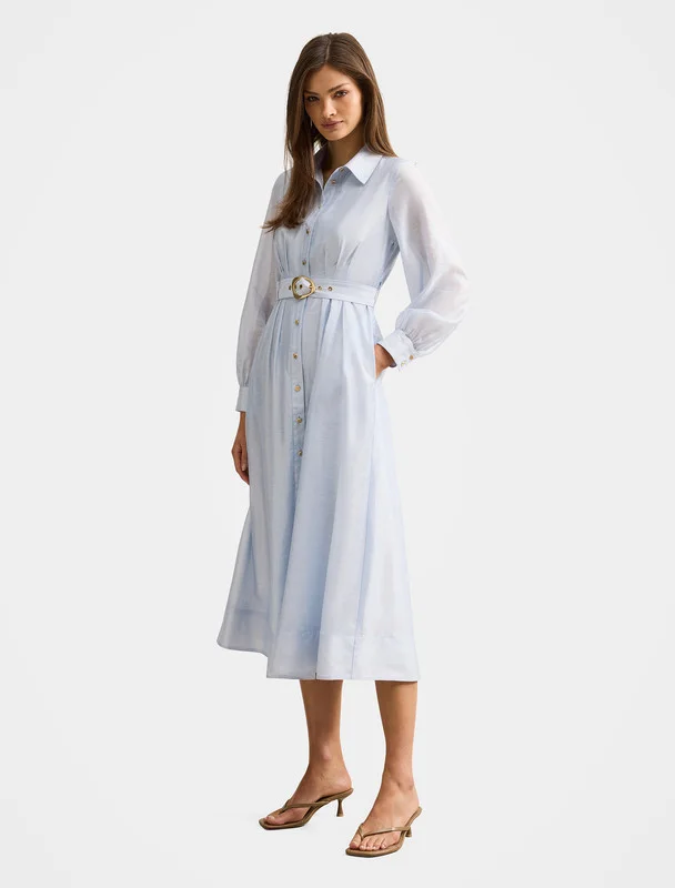forever new  Dr21027-Blue Women's Pants for Women | Best Price UAE